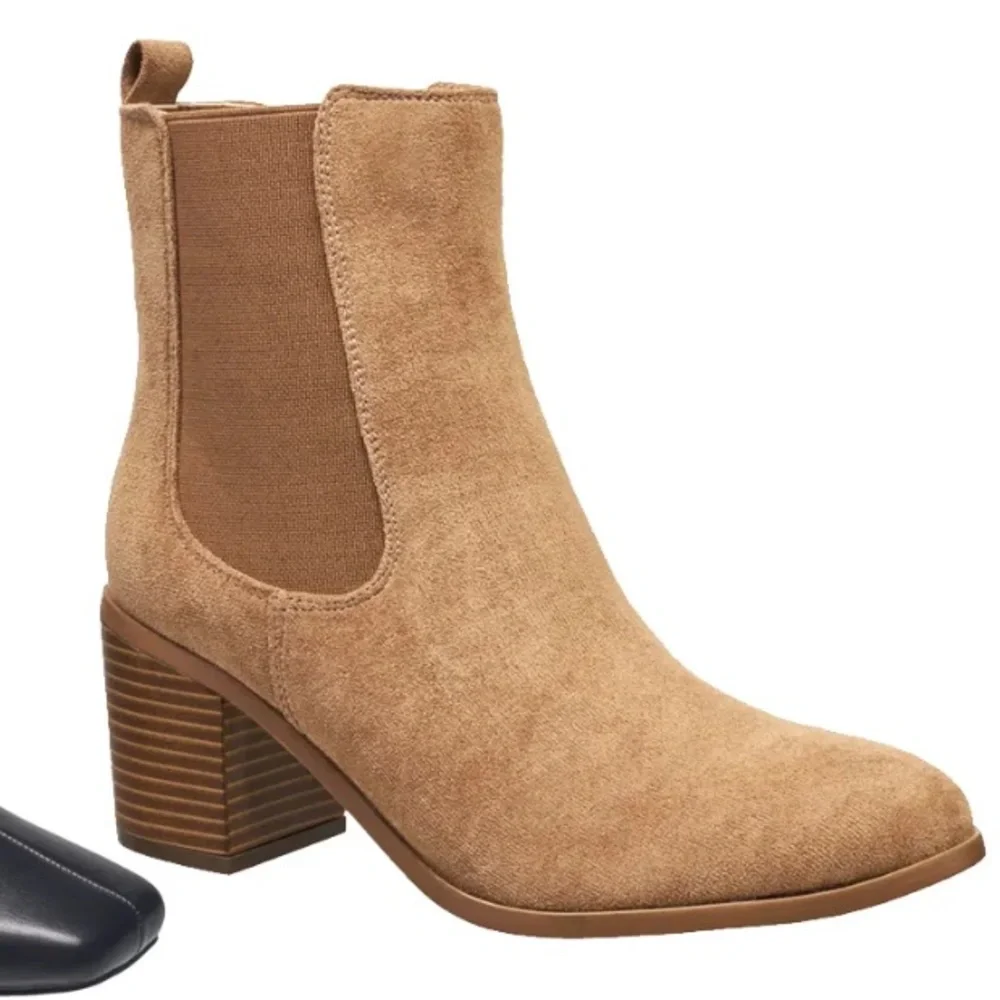 Women's French Connection‎ Tess Boots stacked heel sz 8.5